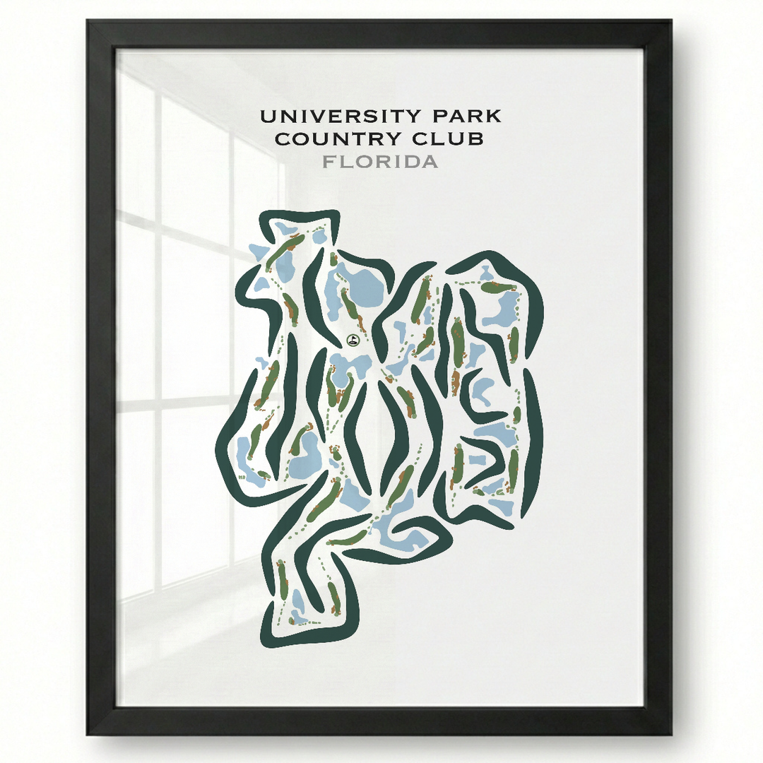 University Park Country Club, Florida - Printed Golf Courses