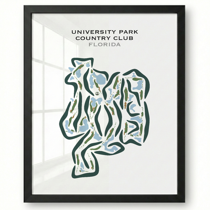 University Park Country Club, Florida - Printed Golf Courses