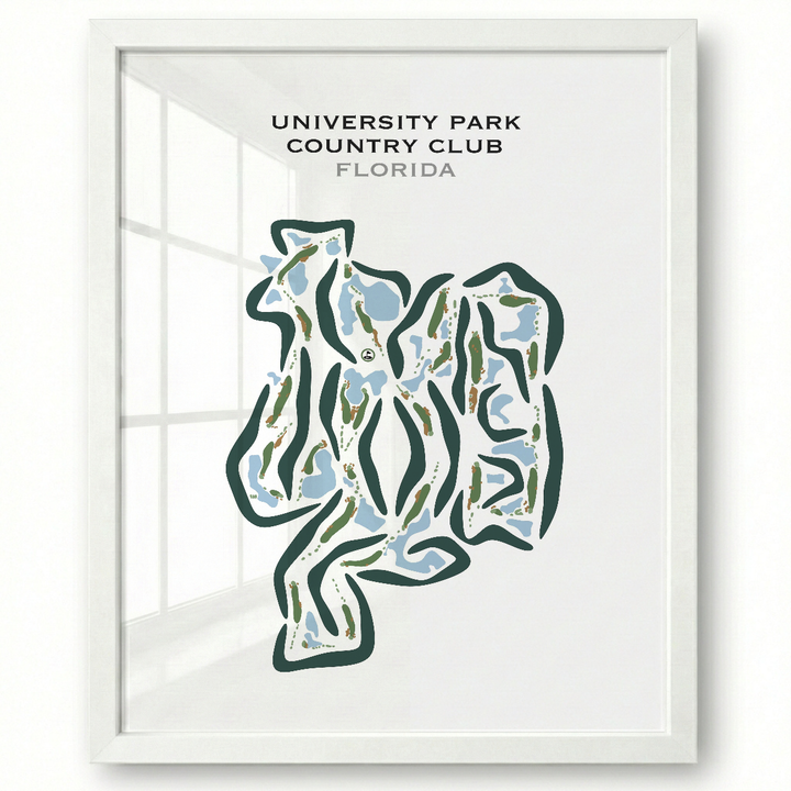 University Park Country Club, Florida - Printed Golf Courses