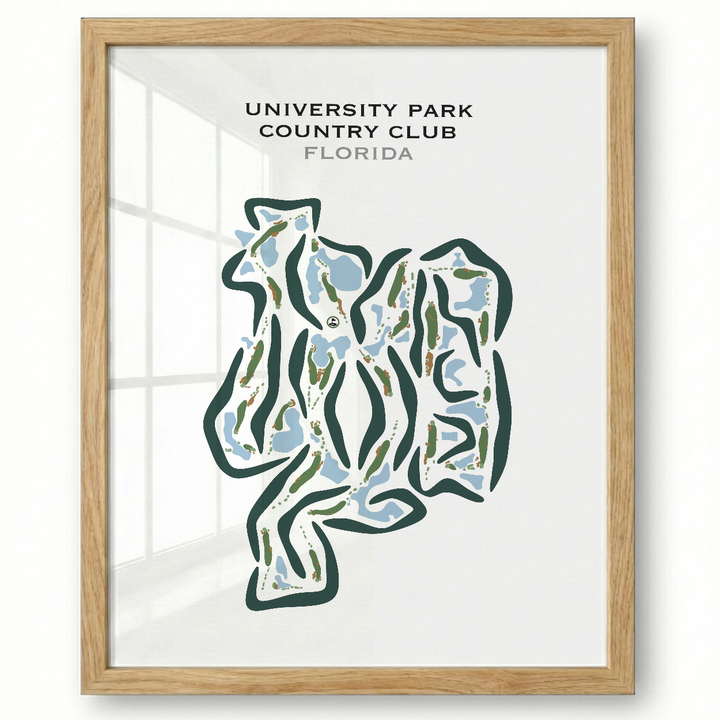 University Park Country Club, Florida - Printed Golf Courses