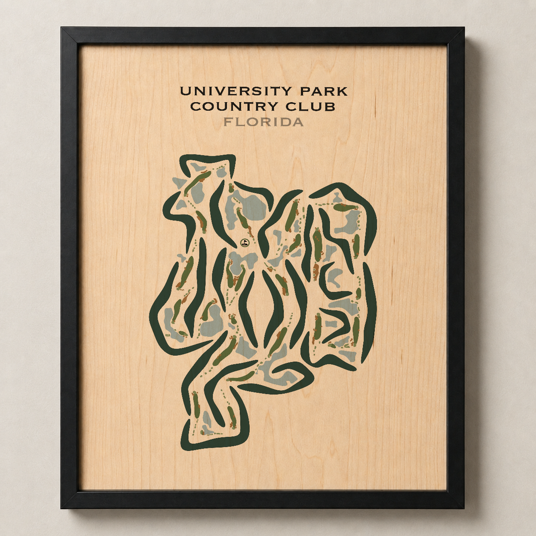 University Park Country Club, Florida - Printed Golf Courses