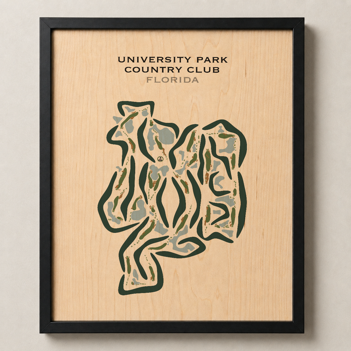 University Park Country Club, Florida - Printed Golf Courses