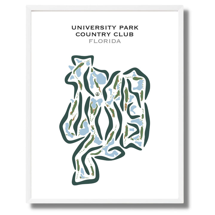 University Park Country Club, Florida - Printed Golf Courses