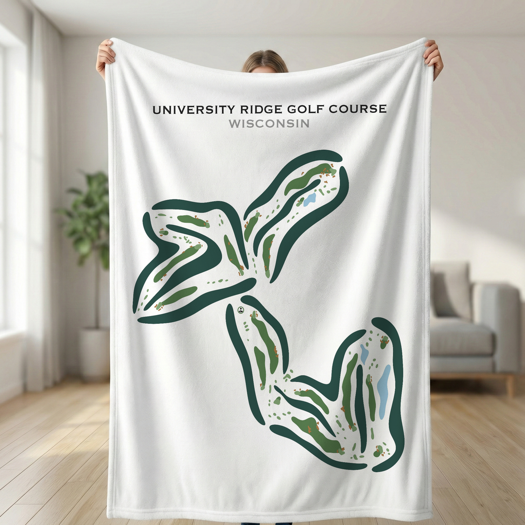 University Ridge Golf Course, Wisconsin - Printed Golf Courses