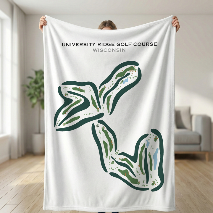 University Ridge Golf Course, Wisconsin - Printed Golf Courses