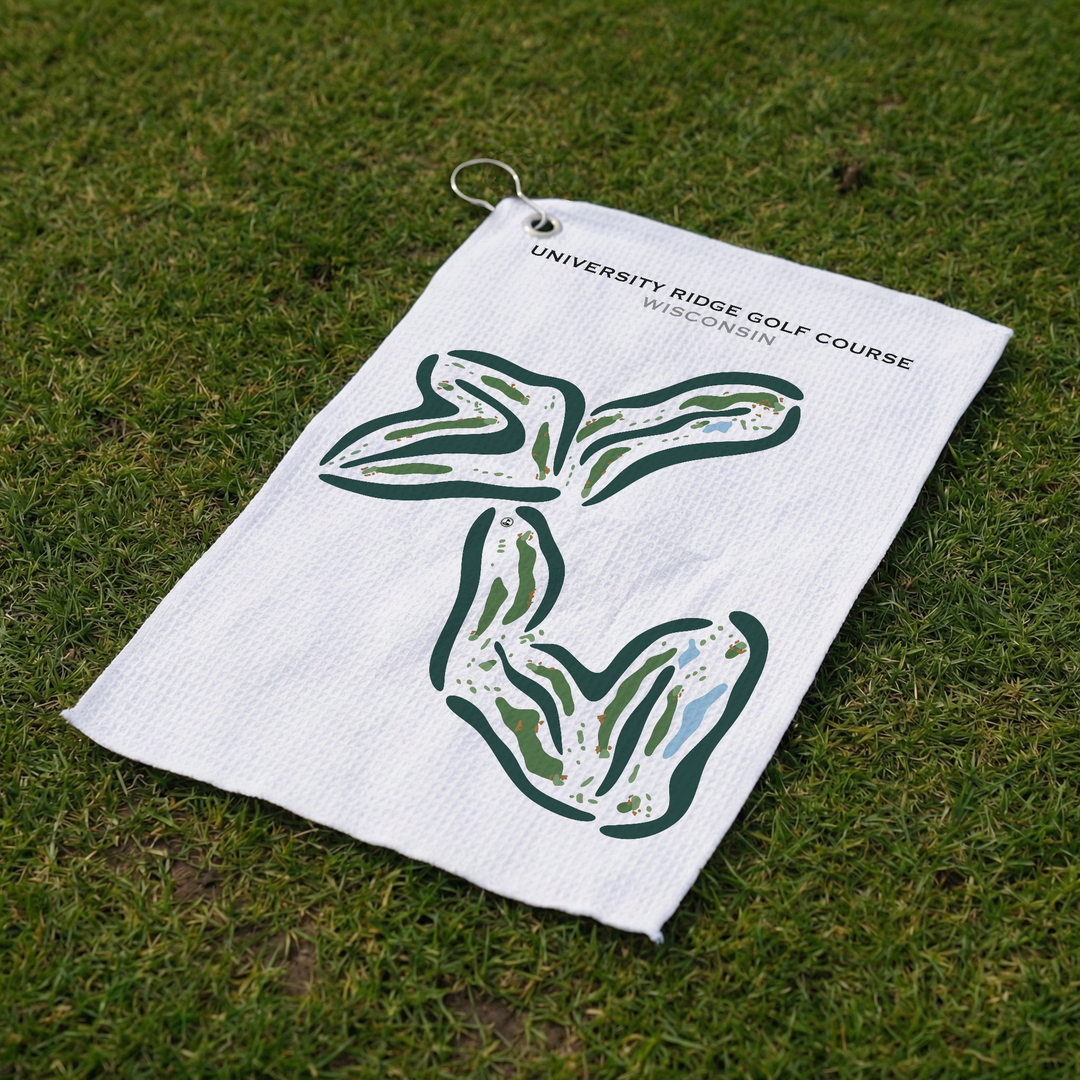 University Ridge Golf Course, Wisconsin - Printed Golf Courses