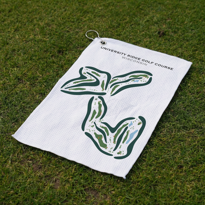 University Ridge Golf Course, Wisconsin - Printed Golf Courses