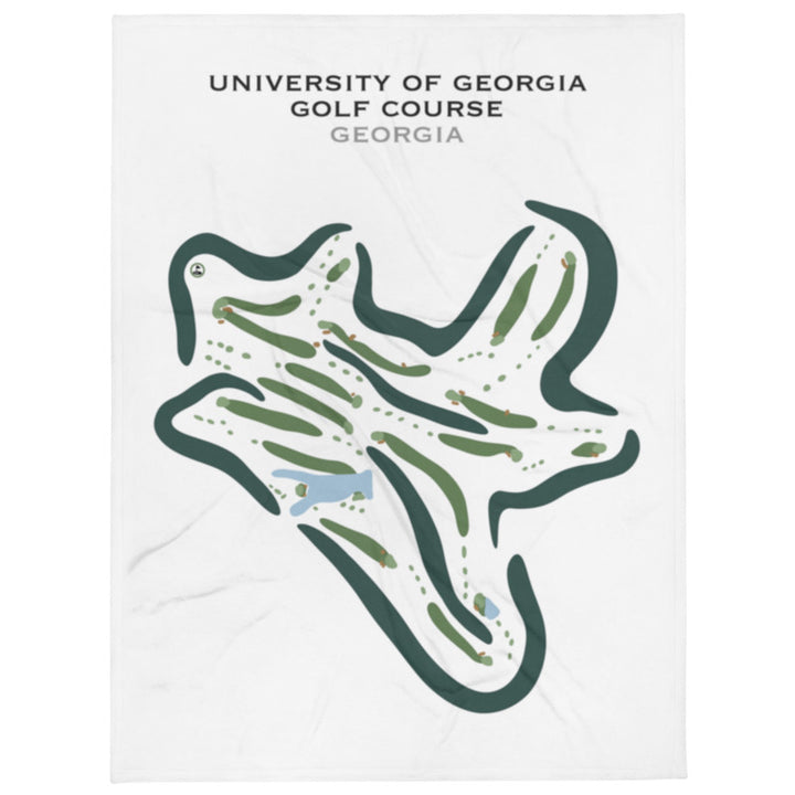 University of Georgia Golf Course, Georgia - Printed Golf Courses