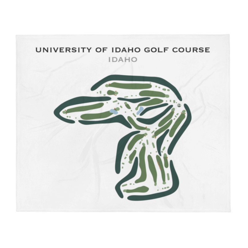 University of Idaho Golf Course, Idaho - Printed Golf Courses