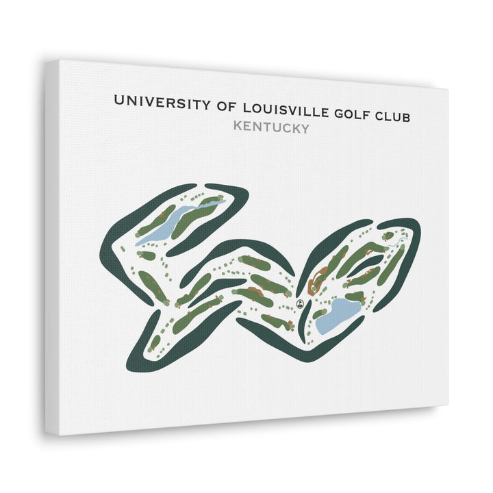 University of Louisville Golf Club, Kentucky - Printed Golf Courses