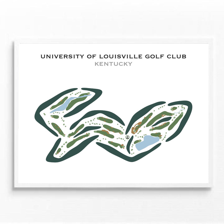 University of Louisville Golf Club, Kentucky - Printed Golf Courses