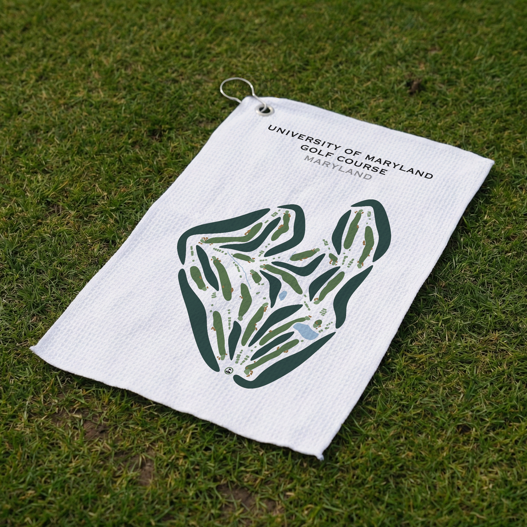 University of Maryland Golf Course, Maryland - Printed Golf Courses