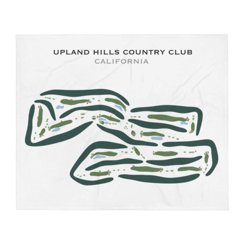 Upland Hills Country Club, California - Printed Golf Courses