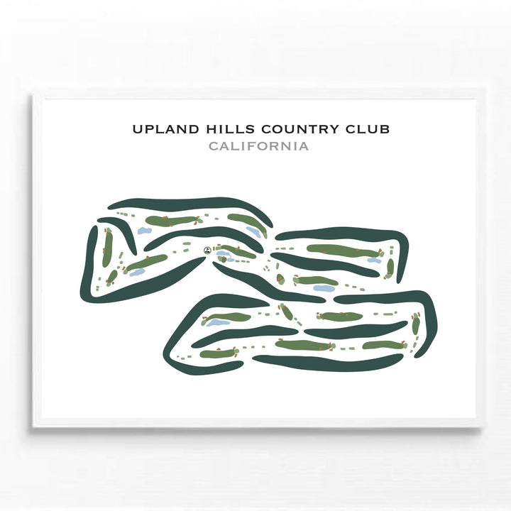 Upland Hills Country Club, California - Printed Golf Courses