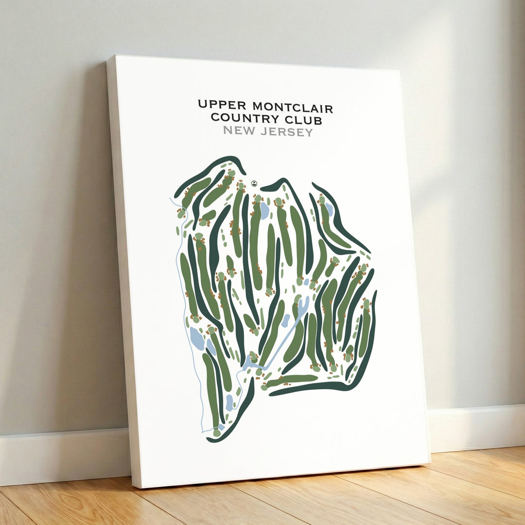 Upper Montclair Country Club, New Jersey - Printed Golf Courses