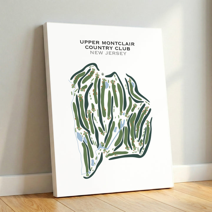 Upper Montclair Country Club, New Jersey - Printed Golf Courses