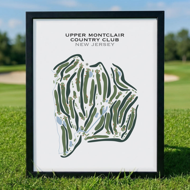 Upper Montclair Country Club, New Jersey - Printed Golf Courses
