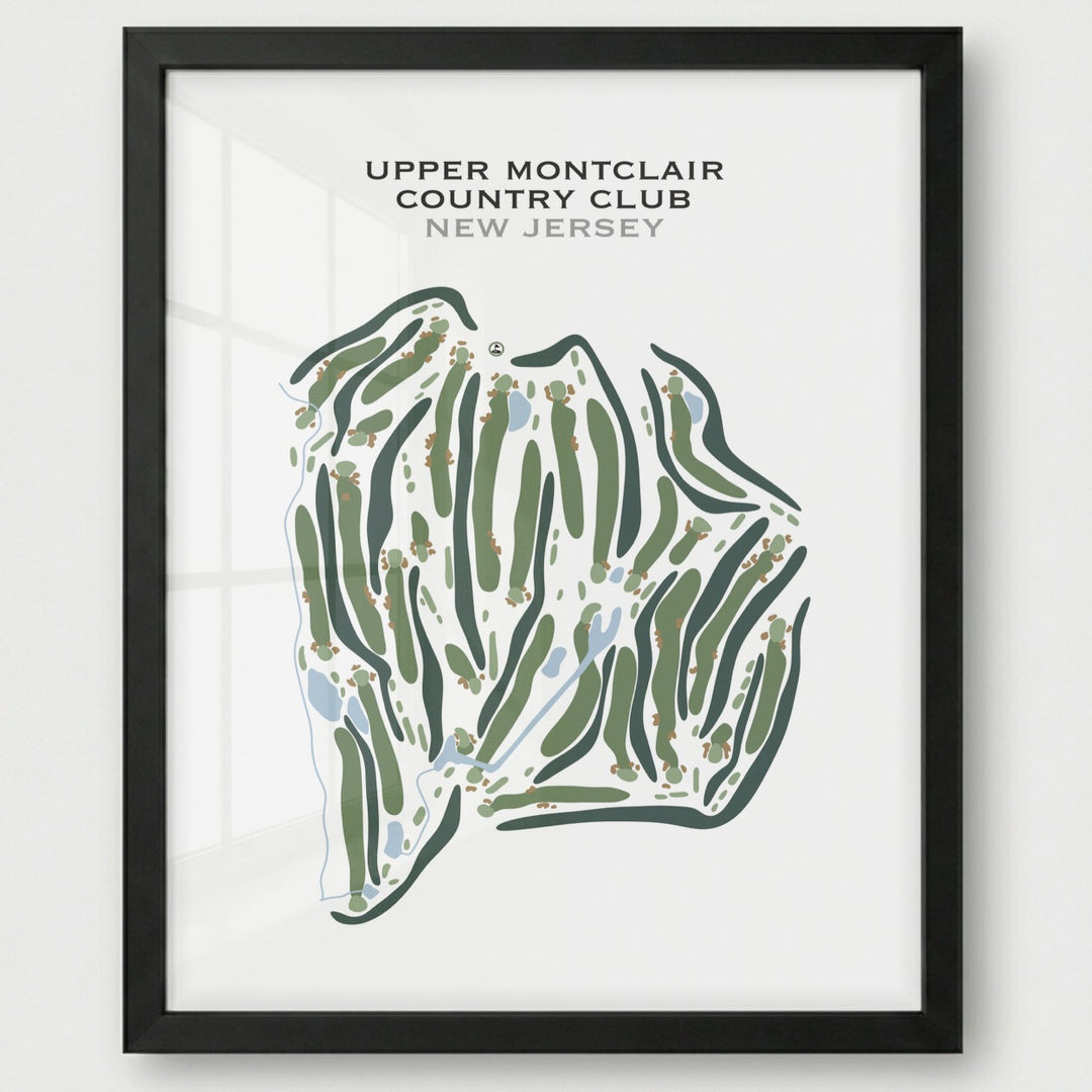 Upper Montclair Country Club, New Jersey - Printed Golf Courses