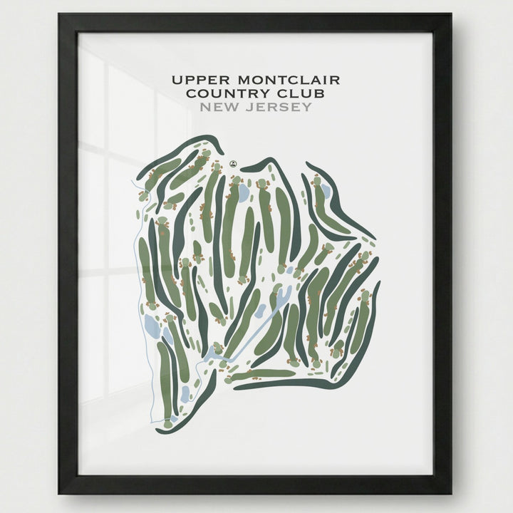 Upper Montclair Country Club, New Jersey - Printed Golf Courses