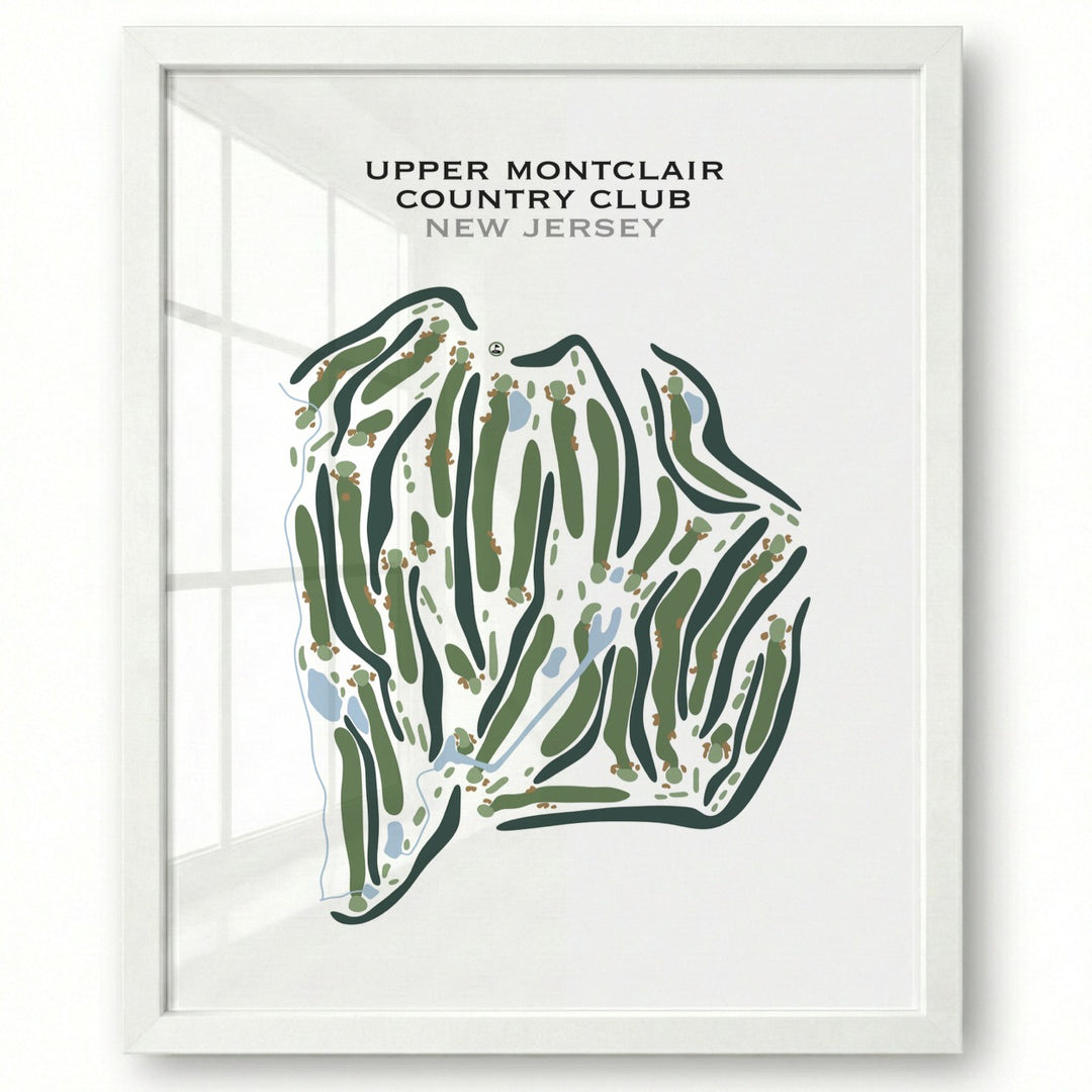 Upper Montclair Country Club, New Jersey - Printed Golf Courses