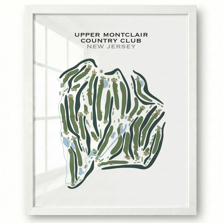 Upper Montclair Country Club, New Jersey - Printed Golf Courses