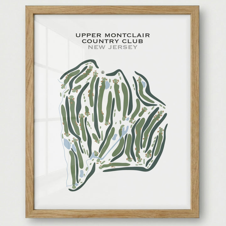 Upper Montclair Country Club, New Jersey - Printed Golf Courses
