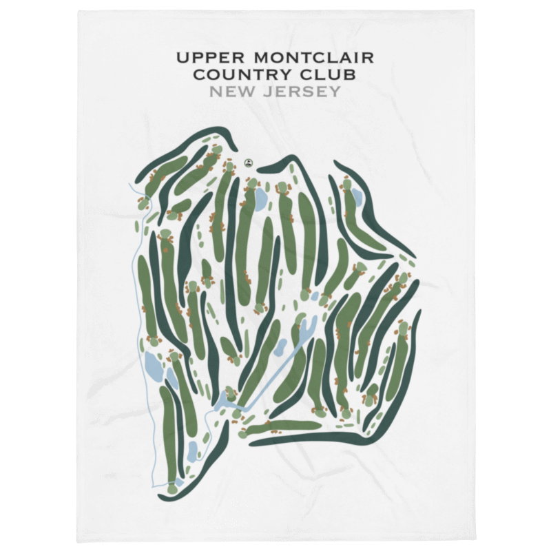 Upper Montclair Country Club, New Jersey - Printed Golf Courses
