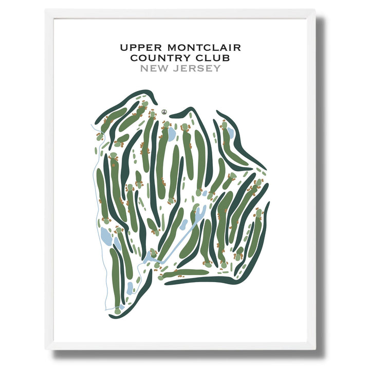 Upper Montclair Country Club, New Jersey - Printed Golf Courses