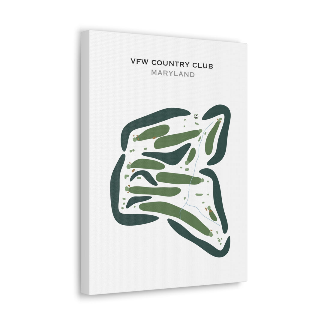 VFW Country Club, Maryland - Printed Golf Courses