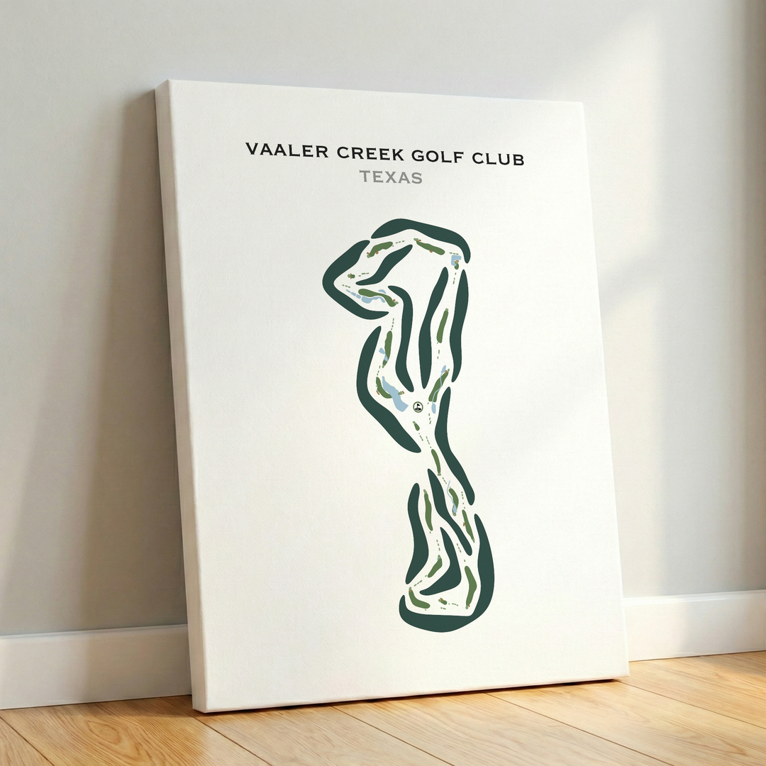 Vaaler Creek Golf Club, Texas - Printed Golf Courses
