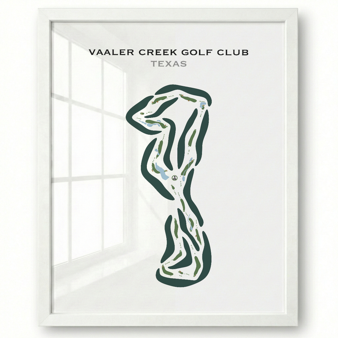 Vaaler Creek Golf Club, Texas - Printed Golf Courses