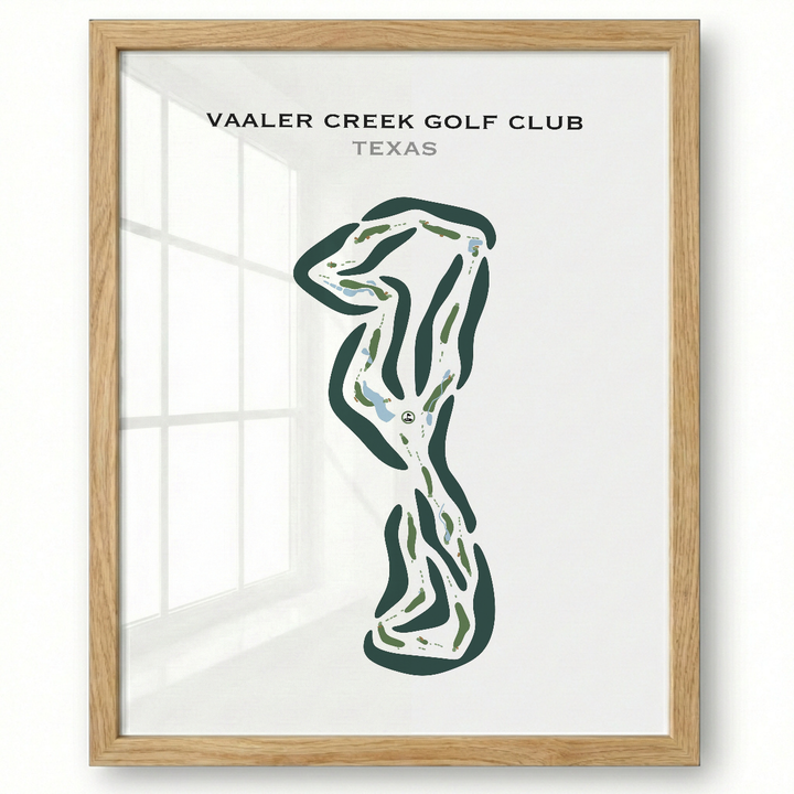 Vaaler Creek Golf Club, Texas - Printed Golf Courses