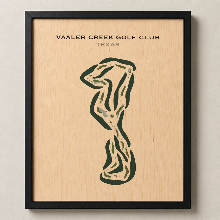 Vaaler Creek Golf Club, Texas - Printed Golf Courses