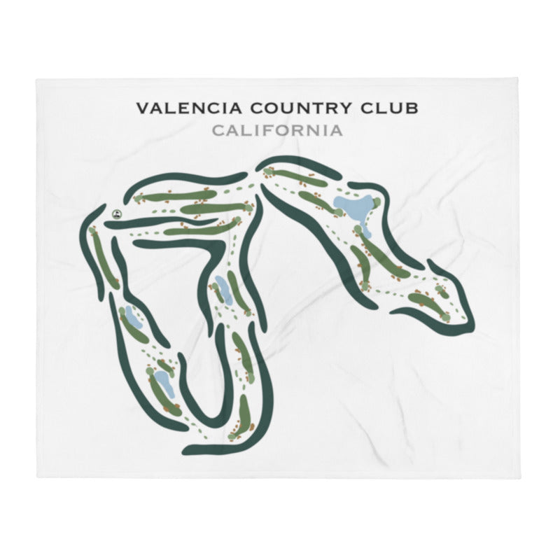 Valencia Country Club, California - Printed Golf Courses