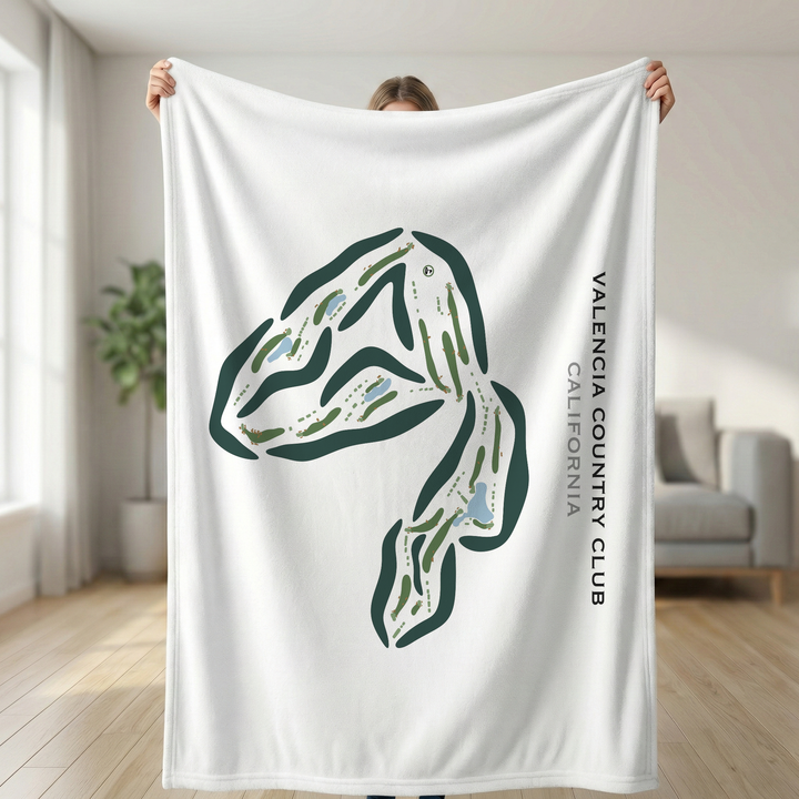Valencia Country Club, California - Printed Golf Courses
