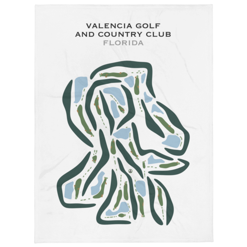 Valencia Golf & Country Club, Florida - Printed Golf Courses