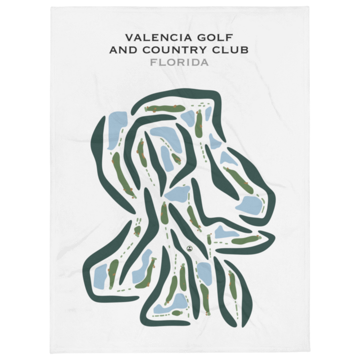 Valencia Golf & Country Club, Florida - Printed Golf Courses