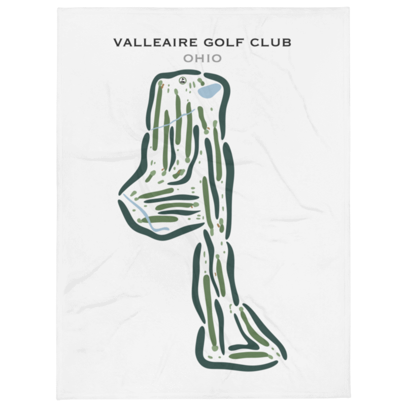 Valleaire Golf Club, Ohio - Printed Golf Courses