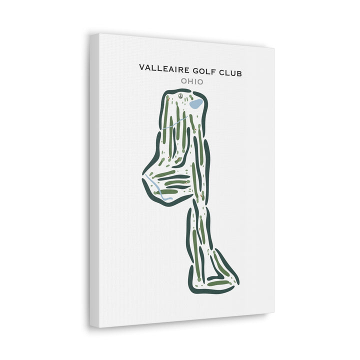 Valleaire Golf Club, Ohio - Printed Golf Courses