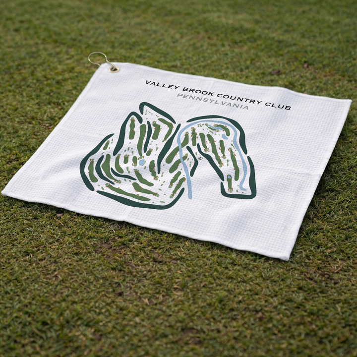 Valley Brook Country Club, Pennsylvania - Printed Golf Courses