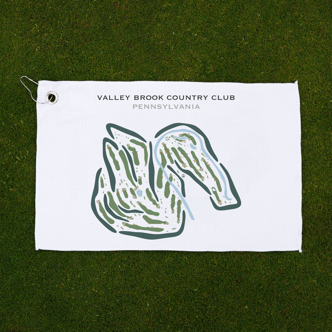 Valley Brook Country Club, Pennsylvania - Printed Golf Courses