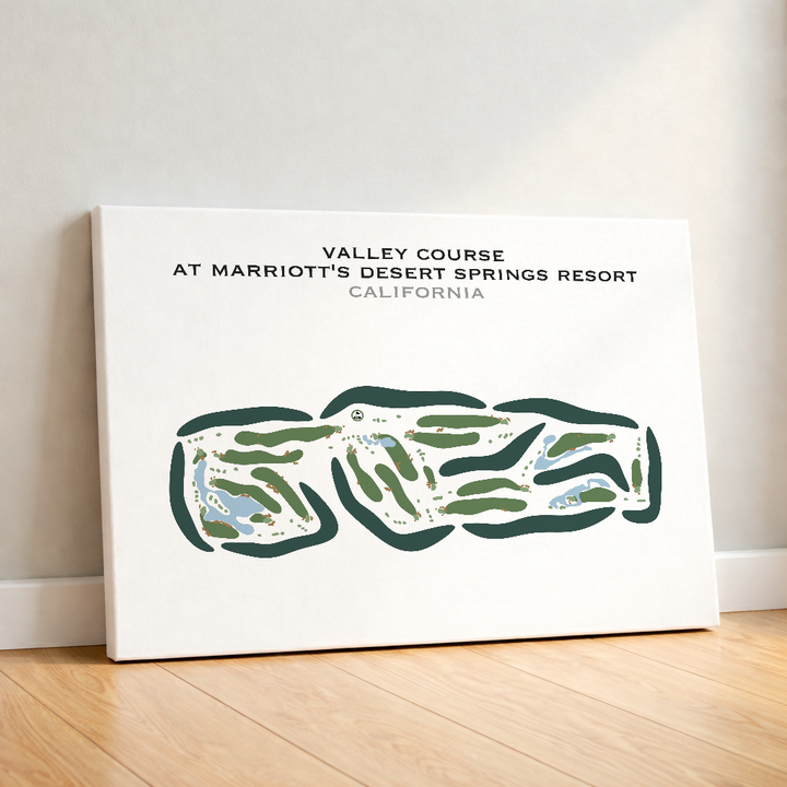 Valley at Marriott's Desert Springs Resort, California - Printed Golf Courses