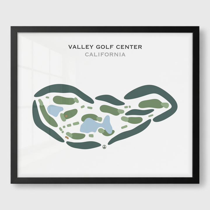 Valley Golf Center, California - Printed Golf Courses