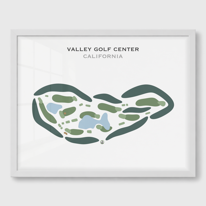 Valley Golf Center, California - Printed Golf Courses