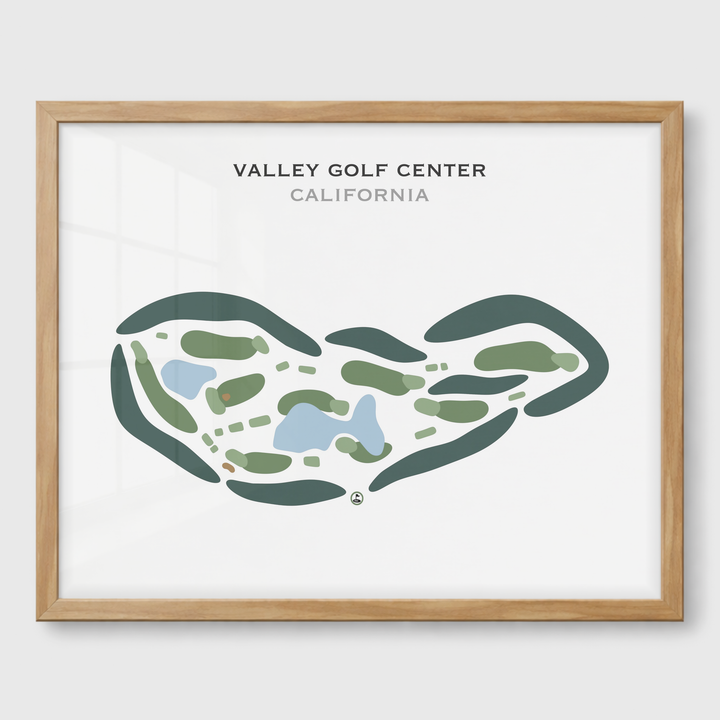 Valley Golf Center, California - Printed Golf Courses