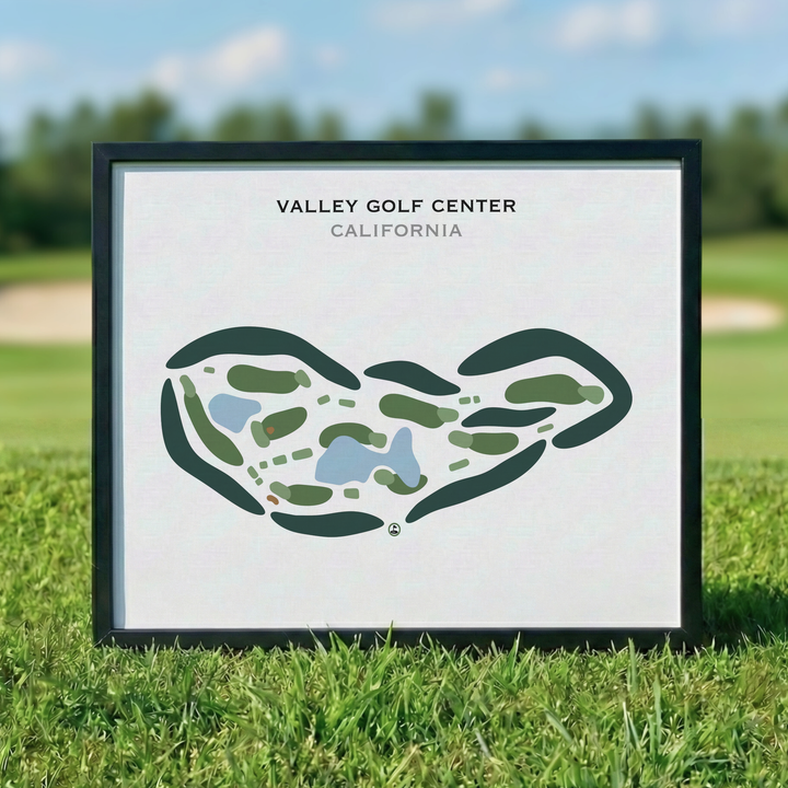 Valley Golf Center, California - Printed Golf Courses
