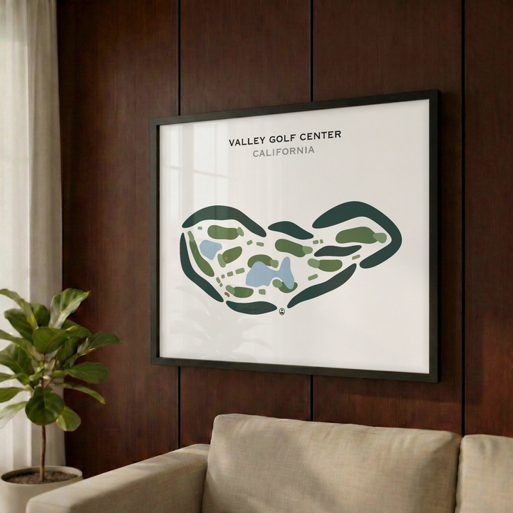 Valley Golf Center, California - Printed Golf Courses