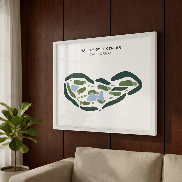Valley Golf Center, California - Printed Golf Courses