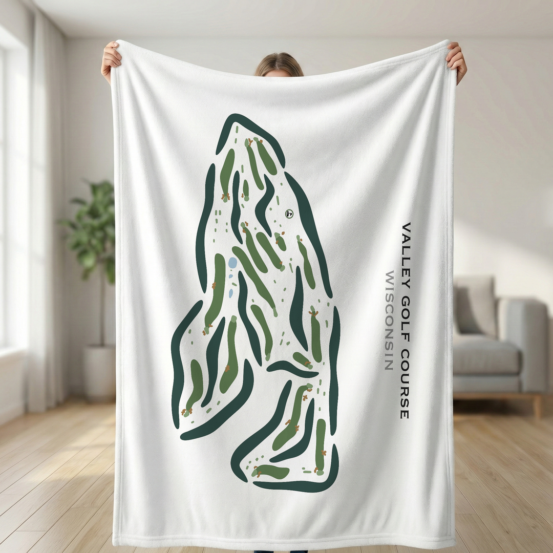Valley Golf Course, Wisconsin - Printed Golf Courses