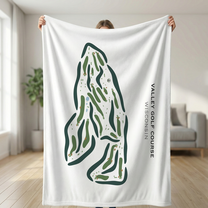 Valley Golf Course, Wisconsin - Printed Golf Courses